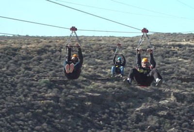zip line adventure across grand canyon aircraft cable